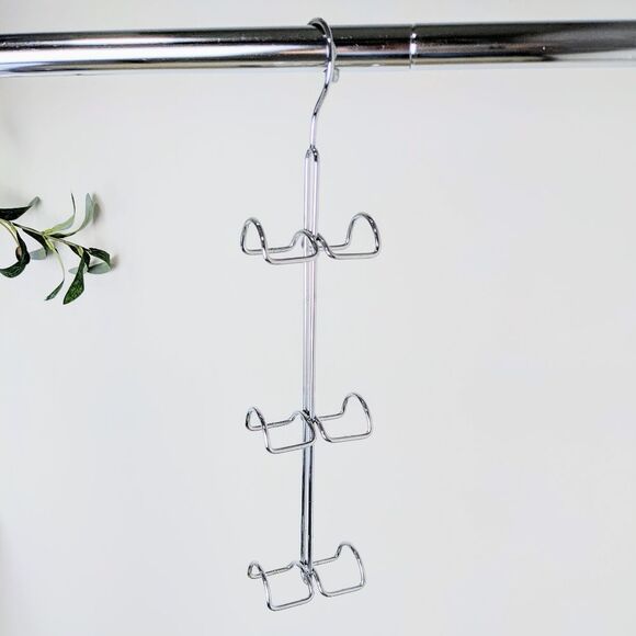 ⭐6 purse Closet Organizer in Chrome⭐ - Picture 1 of 8